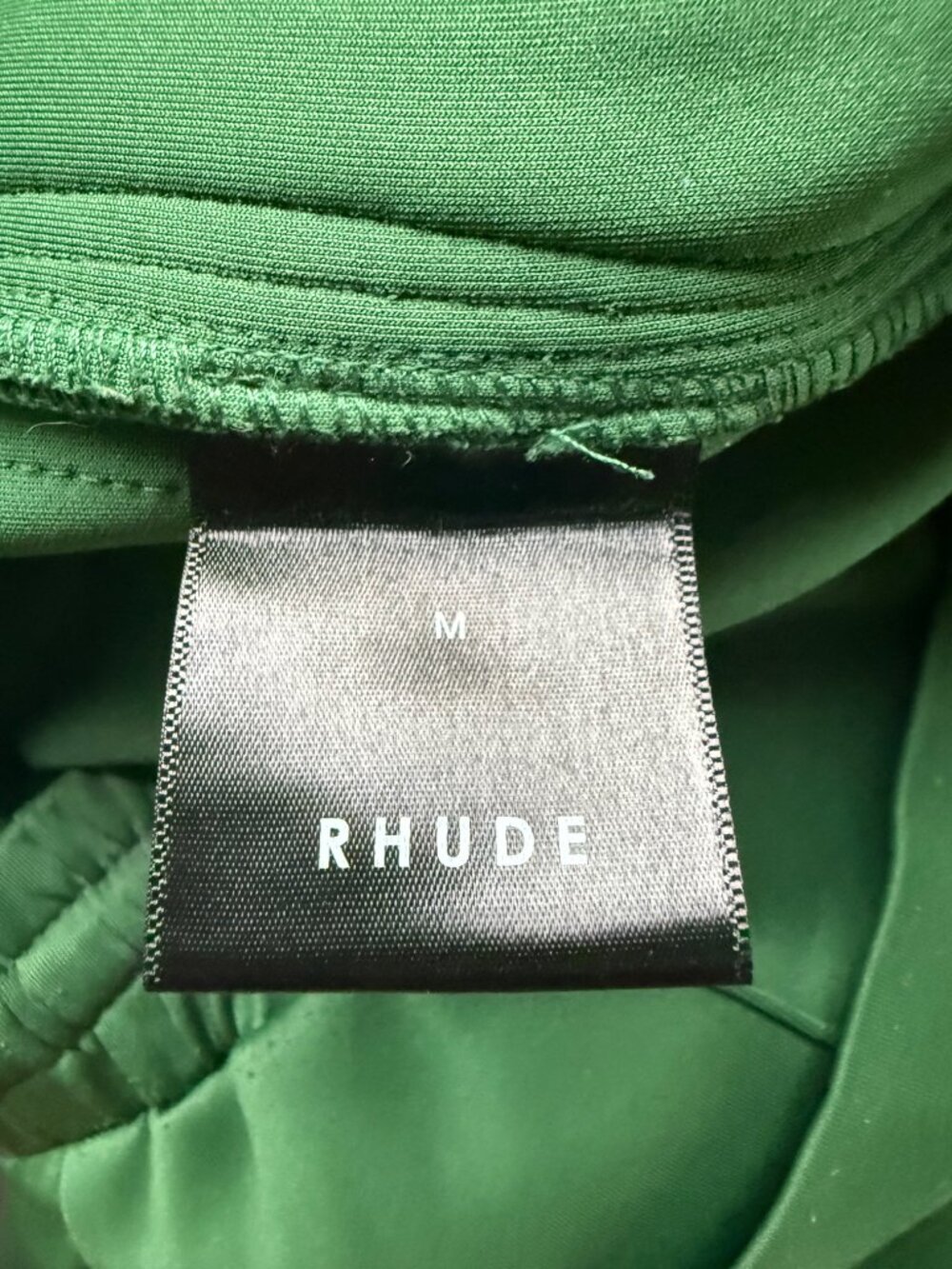 RHUDE Green Gold Stripe Traxedo Pants M - Picture 7 of 9